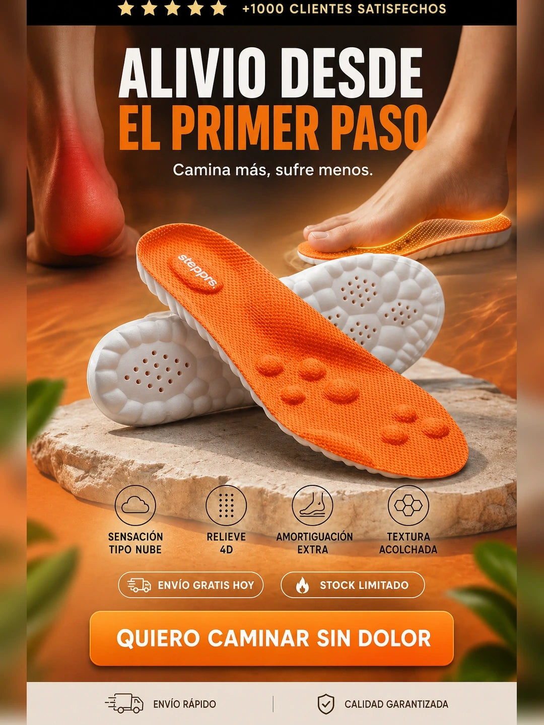 Cloud Insoles - Plantillas de Confort y Alivio Total para Uso Diario
