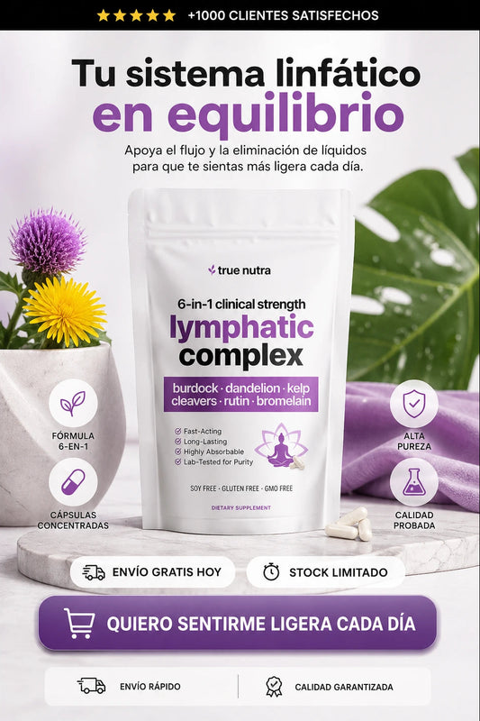 Complejo Linfático 6 en 1 Anti inflamatorio (90 cápsulas)