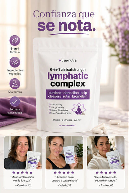 Complejo Linfático 6 en 1 Anti inflamatorio (90 cápsulas)