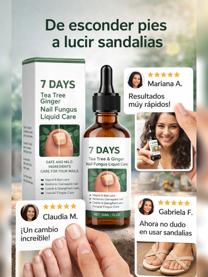 NailCare 7D™ – Sérum Tea Tree Ginger para Uñas