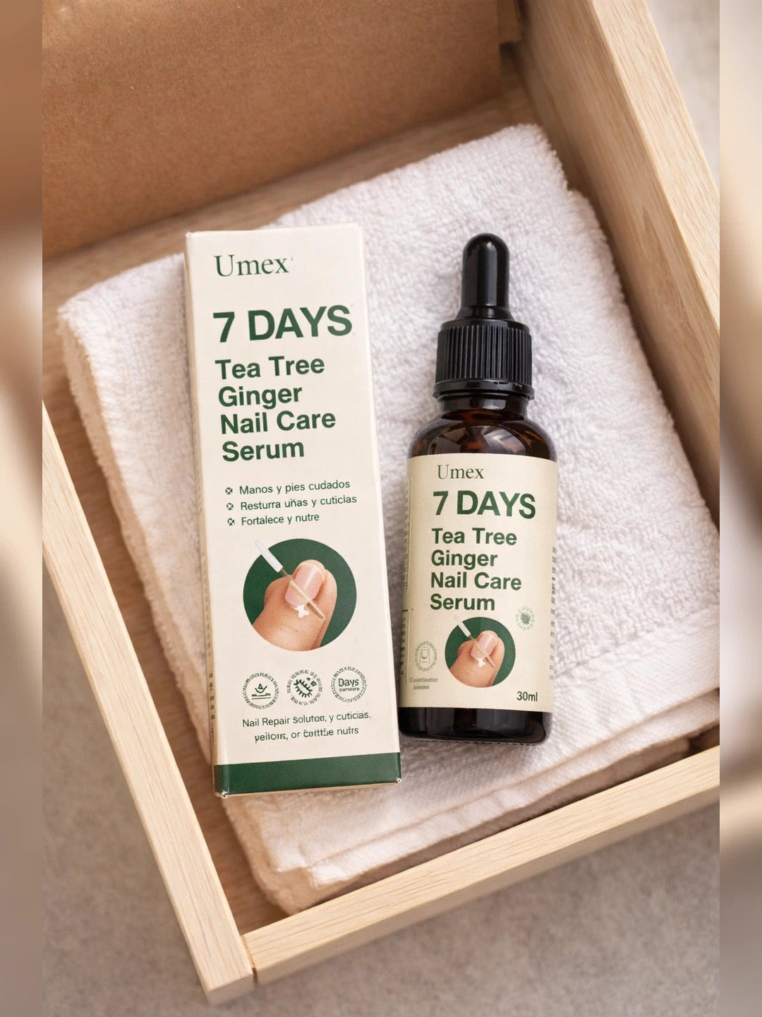 NailCare 7D™ – Sérum Tea Tree Ginger para Uñas