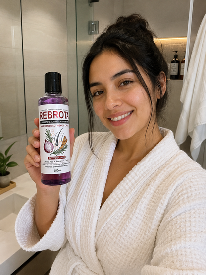 Shampoo de Cebolla – Fortalecimiento Capilar y Control de Caída con Romero y Canela