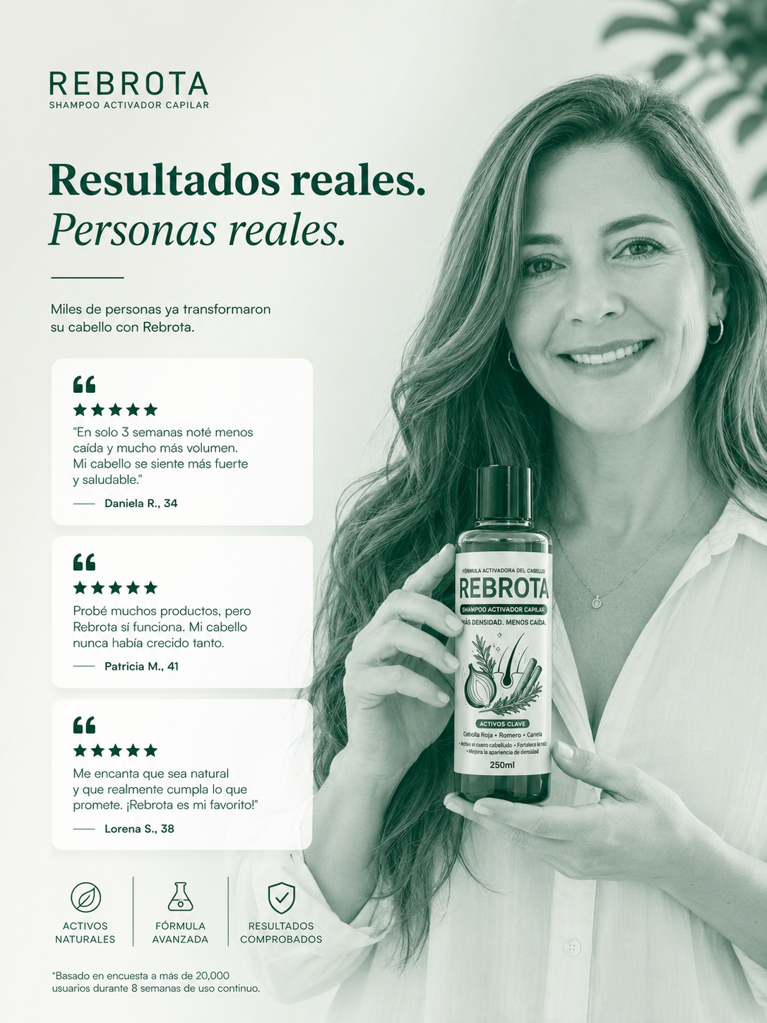 Shampoo de Cebolla – Fortalecimiento Capilar y Control de Caída con Romero y Canela