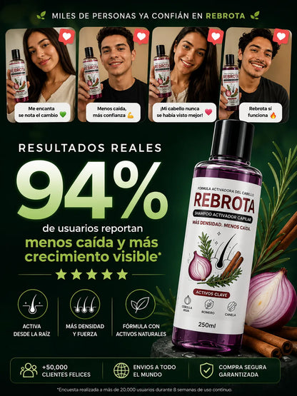 Shampoo de Cebolla – Fortalecimiento Capilar y Control de Caída con Romero y Canela