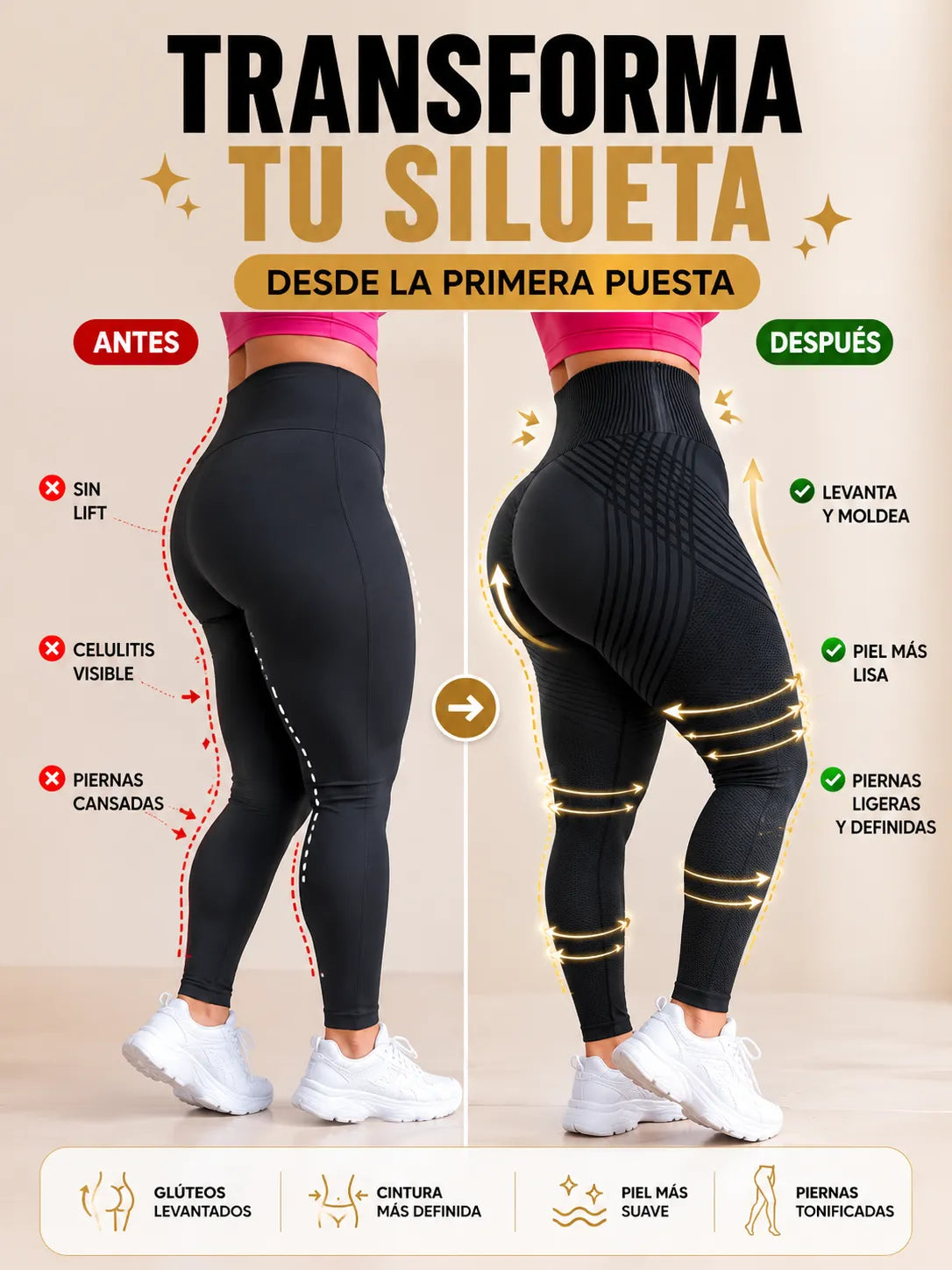 Leggings 3D Anti-Celulitis