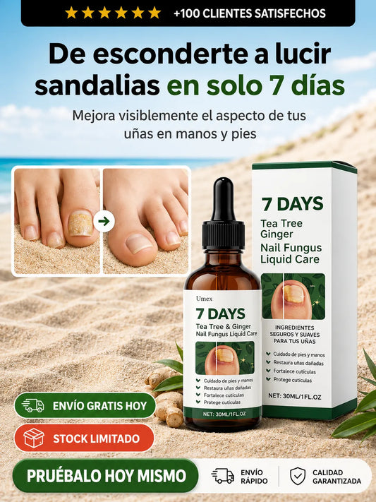 NailCare 7D™ – Sérum Tea Tree Ginger para Uñas