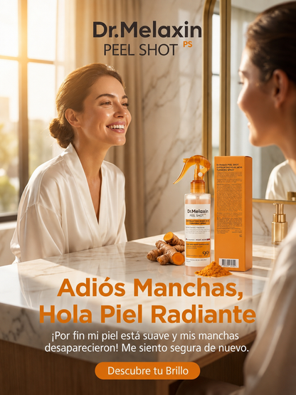 Peel Shot Kojic Acid Turmeric Serum – Sérum Exfoliante Iluminador con Ácido Kójico, Cúrcuma y AHA+BHA (80 ml)