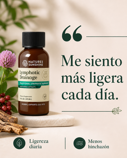Lymphatic Drainage - Gotas de drenaje linfático para aliviar la hinchazón y deshinchar (100ml)