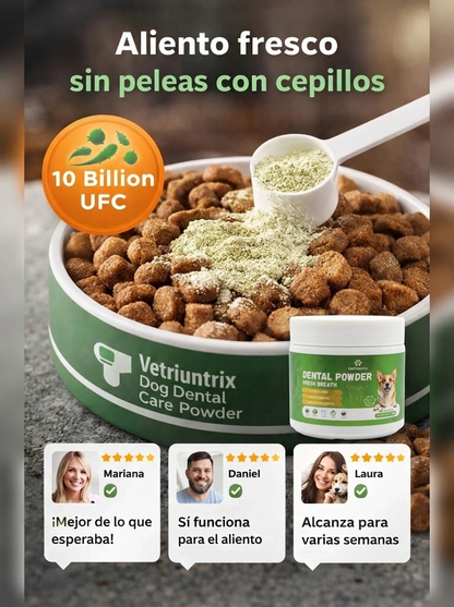 Polvo Dental para Perros Vetriuntrix