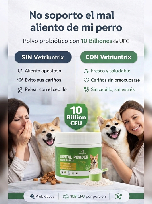 Polvo Dental para Perros Vetriuntrix