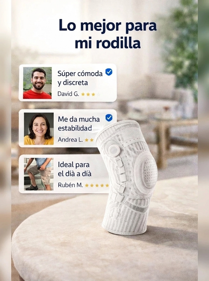 Rodillera de Compresión Ajustable para Dolor de Rodilla y Deporte