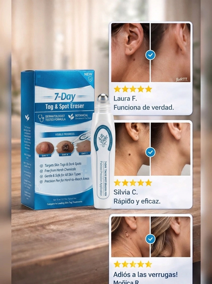 Removedor de Verrugas y Lunares con Extractos Herbales
