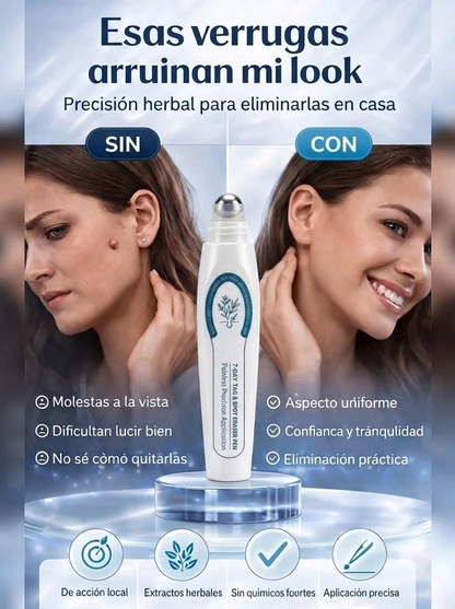 Removedor de Verrugas y Lunares con Extractos Herbales