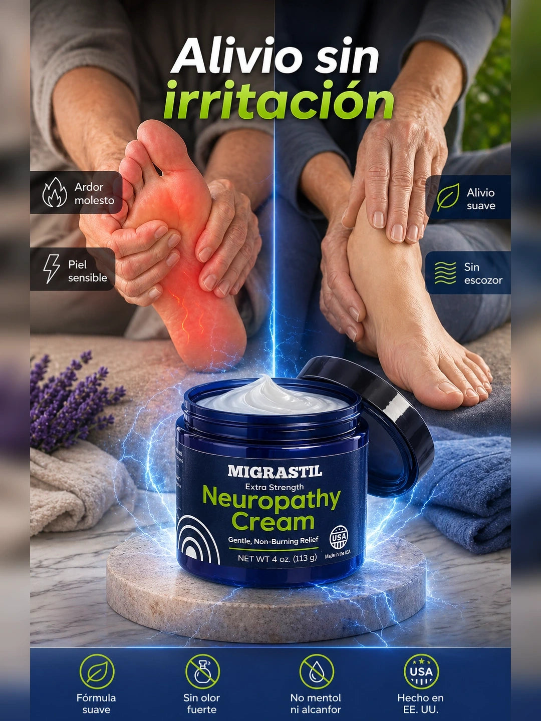 Migrastil - Crema Calmante Neuropatía (113g)