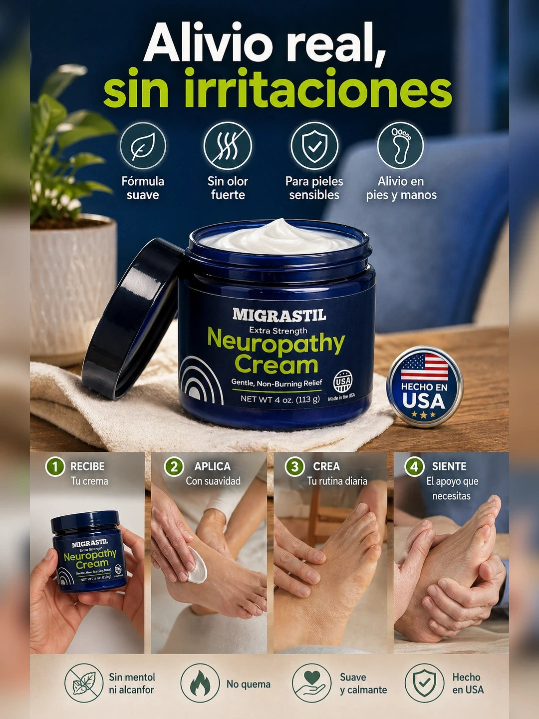 Migrastil - Crema Calmante Neuropatía (113g)