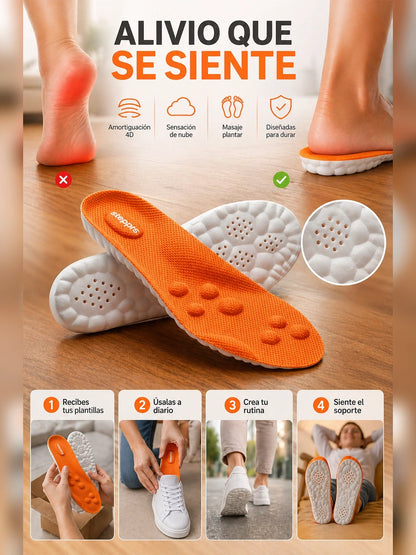 Cloud Insoles - Plantillas de Confort y Alivio Total para Uso Diario