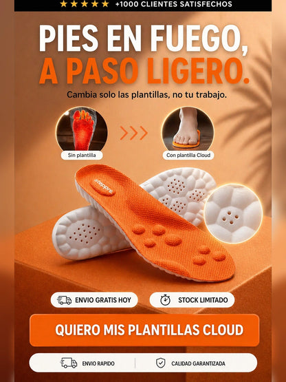Cloud Insoles - Plantillas de Confort y Alivio Total para Uso Diario