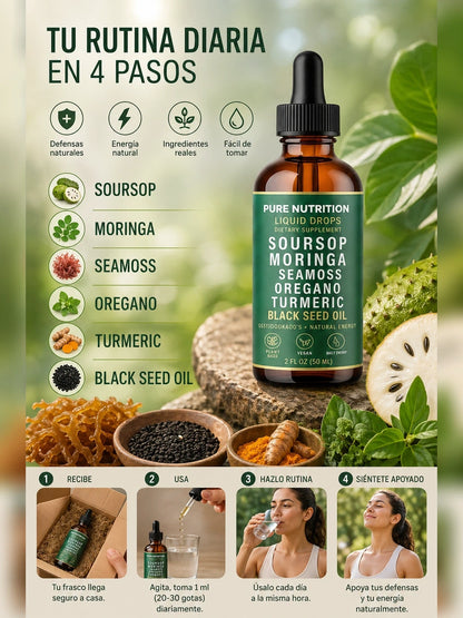 Soursop Drops – Refuerzo de Defensas y Vitalidad Natural (60 ml)